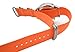 ArtStyle Watch Band with Colorful Nylon Material Strap and Heavy Duty Brushed Buckle (Orange, 20mm)