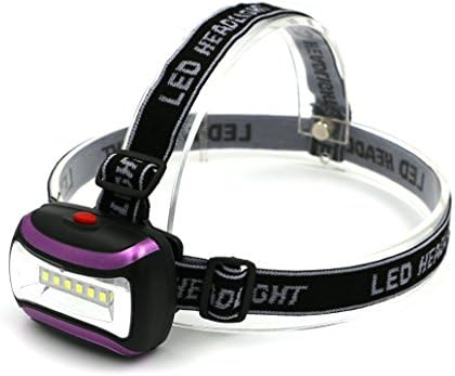 Moonfully COB Led Headlight Bright Headlamp AAA Batteries Torch Zoomable Lantern Camping