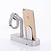 Kinbashi(TM) Aluminum Charging Watch Stand for Apple Watch iPhone X/8/8Plus/7/7Plus/6s/6s Plus Dock Charging Station Apple Charger Series(iPhone Cable Included)