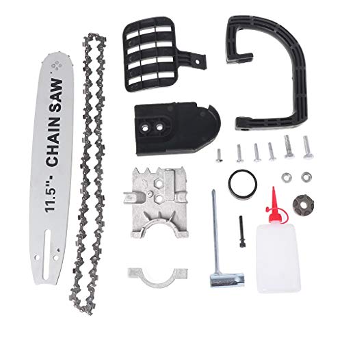 Forgun DIY Electric Saw Chain Chainsaw Stand Bracket Set Wood Cut for Angle Grinder - Thumbnail 3