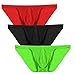 Avidlove Men Underwear Silk Underpants Solid Briefs 3 Pack