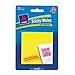Avery Sticky Notes See-Through, 3 x 3 Inches, Yellow, 50 Sheets (22585)