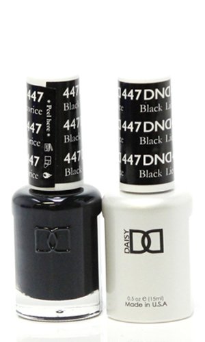 DND *Duo Gel* (Gel & Matching Polish) Fall Set 447 - Black Licorice by DND Gel