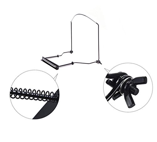 Timiy Rotatable and Collapsible 10-Hole Harmonica Neck Holder Stand Support Rack Portable for Harmonica Practice - Thumbnail 2