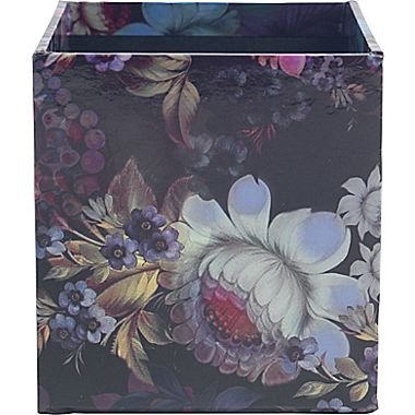 Cynthia rowley pencil cup, cosmic black floral