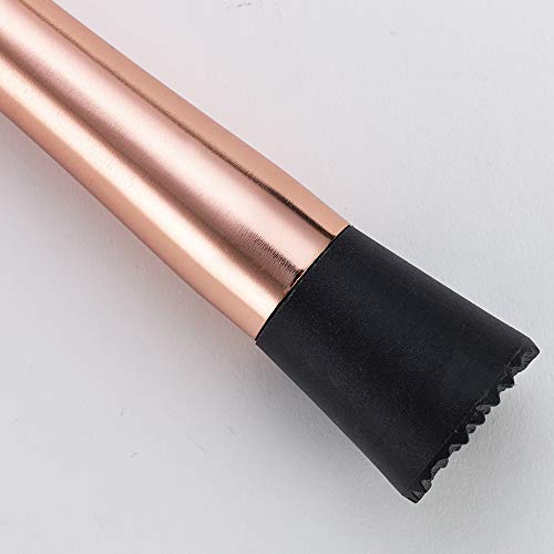 YFS Professional Stainless Steel Cocktail Muddler, Durable Copper Bar