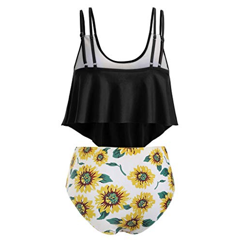1 Thenxin+Swimsuit+Swimwear+Flounce+Sunflower