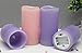 Adoria Advent Flameless LED Candles Set 4-Real Purple and Pink Pillar Candles Battery - 3pcs Purple(Tall 4/5/6 Inch) and 1pc Pink(Tall 6 Inch)-Unscent -Color Changing,Home Decor. Camping, Praying