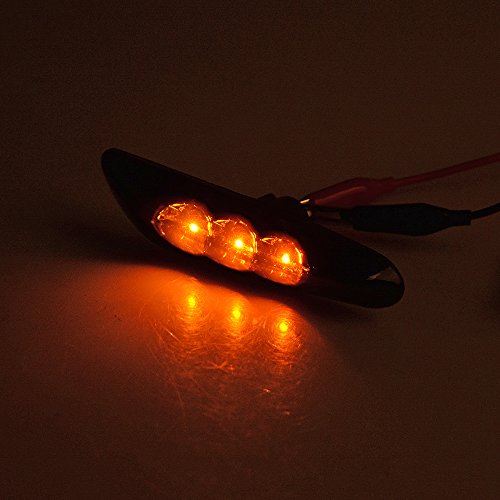 image for Anzio 2pcs Amber LED Turn Signals Side Marker Light for BMW X3 E83 E82