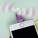 Seekermaker Mini Fan Portable Cooling Fan Phone Fan for iPhone 5 5s 5c SE iPhone 6 6s Plus iPad and iPad mini (Purple)
