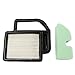 Poweka Air Filter for Kohler SV470-610 15-21 Replace 20-083-06-S 20-083-02S 2008302 Cub Cadet KH-20 883 02-S1 Craftsman 24642 Ariens 21541600 with Pre Filter