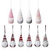 Hanging Plush Gnomes Christmas Ornaments Set , Home