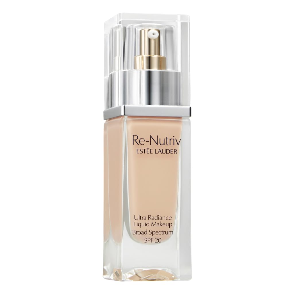 Photo 1 of Estée Lauder Re-Nutriv Ultra Radiance Liquid Foundation SPF 20 | Luxurious, Hydrating, Long-Wearing, 1 Fl Oz, 2N1 Desert Beige