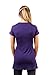 sofsy Soft-Touch Rayon Blend Tie Front Nursing & Maternity Fashion Top (Medium, Dark Purple)