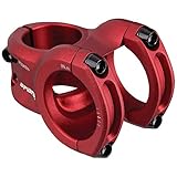 Spank Spoon 318 Stem - 43mm, 31.8 Clamp, -0, Red