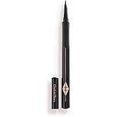 Charlotte Tilbury The Feline Flick Waterproof Liquid Eyeliner - Black Eyeliner Pen with a Quick-Drying, Matte Formula - Enriched with Intense, Highly-Pigmented Color Pay-Off