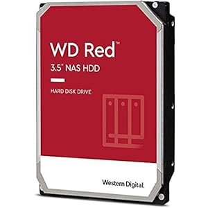 WD Rode 2 TB 3,5 inch NAS interne harde schijf, 5400 RPM, WD20EFAX