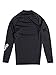 Quiksilver Men's All Time Long Sleeve Surf Tee Rashguard, Black, Large