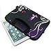 iColor 11 11.6 12 12.1 12.5 inch Laptop Carrying Bag Chromebook Case Notebook Ultrabook Bag Tablet Cover Neoprene Sleeve for MacBook Air Purple Butterfly