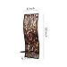 Whole Housewares Decorative Metal Wall Candle Sconces, Wall Candle Holders - Mosaic Glass Set of 2 (Brown Multi)