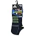 adidas Men's Climalite® II No Show Sock (2-Pair), Collegiate Navy/Onix/Solar Yellow, Large, (Shoe Size 6-12)