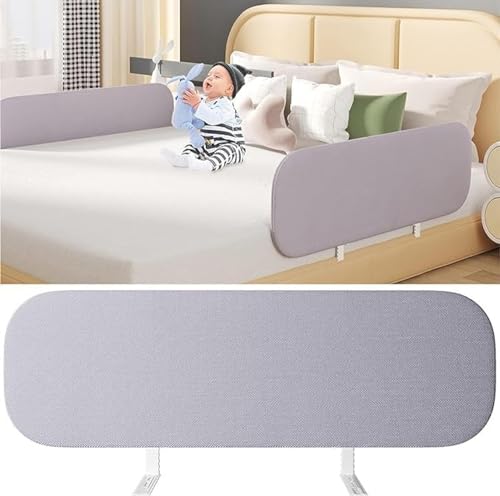 Foldable Crib Rail Guard,Toddler Bed Rails Guard,Universal Baby & Children Bed Rail,Upgrade Reinforced Safety Bed Fence Protector Rail for Cribs, Twin, Double, Full Size Queen & King Bed (70 Inch)