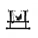 FDW Bike Trainer Riding Magnetic Indoor Bicycle Exercise Stand 5 Levels of Resistance