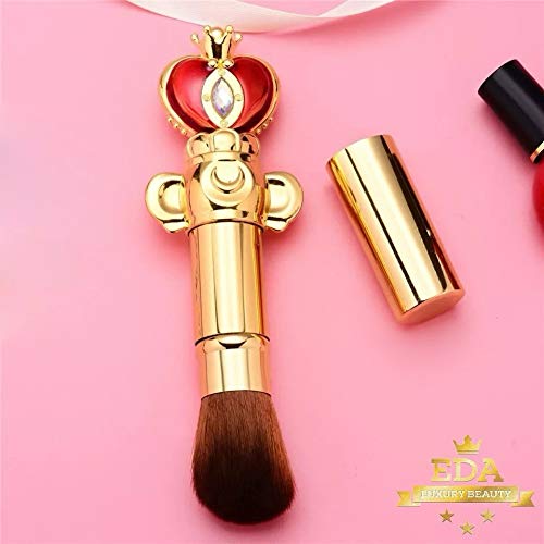 EDA LUXURY BEAUTY ROYAL COLLECTION EXCLUSIVE MAKEUP BRUSHES WITH COVER 4 PCS GOLD COLORFUL LUXURIOUS DESIGN Perfect Blending Blush Foundation Bronzer Contour Powder Highlighter Best Retractable Kabuki Makeup Brush Vegan Cruelty Free 7 EDA LUXURY BEAUTY ROYAL COLLECTION EXCLUSIVE MAKEUP BRUSHES WITH COVER 4 PCS GOLD COLORFUL LUXURIOUS DESIGN Perfect Blending Blush Foundation Bronzer Contour Powder Highlighter Best Retractable Kabuki Makeup Brush Vegan Cruelty Free