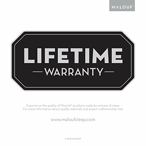 MALOUF Structures STEELOCK Hook-in Headboard-Footboard Heavy Duty Steel Frame-Metal Bed Rails, Full