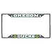 FANMATS 14925 Oregon Ducks Chrome Metal License Plate Frame, Team Colors, 6.25in x 12.25in