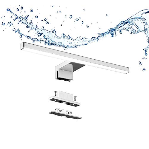 Aogled Lampada da Specchio 5W LED,400LM 30 cm 230V Lampada da Bagno Bianca Neutra 4000K,Impermeabile IP44,Classe II Illuminazione da Bagno,Lampada da Parete a LED 4000K 230V,Lunghezza 300 mm