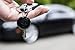 Pebblebee Key Finder Phone Finder Bluetooth Tracker with Replaceable Battery, 200 Feet Range, Amazon Alexa Integrated Skill, Stainless Steel, LED Light, Key Ring Included, Black