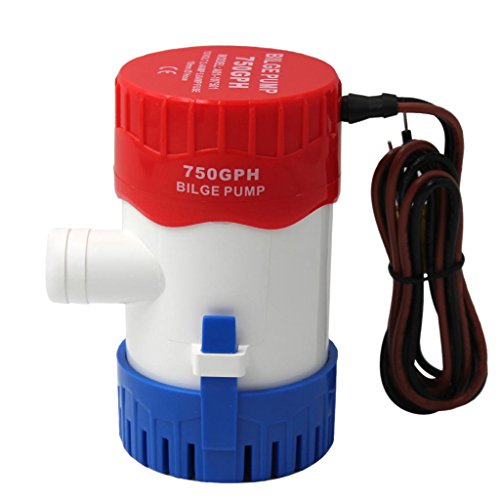 Gazechimp ボート ビルジポンプ 電気 未使用品 ウォーターポンプ 電気ポンプ 水中ポンプ Gph 750 12v