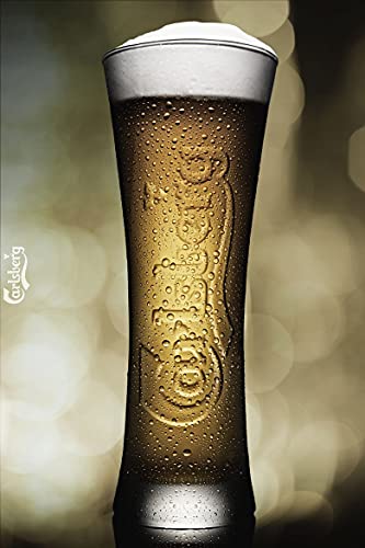Carlsberg Glass Beer Glass - 6 Pieces, 250 ml