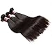 UNice Hair Icenu Series 10a Malaysian Straight Hair 1 Bundle Virgin Unprocessed Human Hair Weft Extensions Natural Color (22inch)