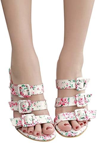 Vowes Summer Women Casual Square Heels Solid Color Buckle Strap Block High Heel Shallow Fish Mouth Leisure Sandals