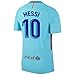 NIKE Men's Lionel Messi Barcelona 2017/18 Vapor Match Jersey(Slim-Fit) - Blue