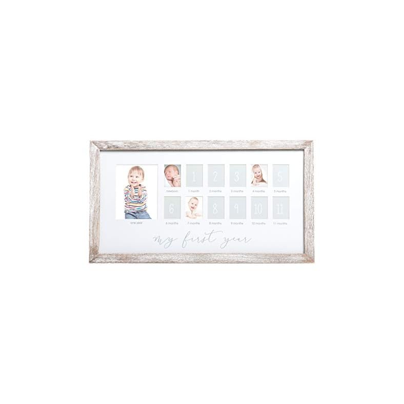 Pearhead My First Year Photo Moments Baby Keepsake Picture Frame, 0-12 Months Baby Photos, Mother’s Day Accessory…