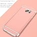 For Galaxy S6 Edge Plus Case,JOBSS Hybrid Luxury Shockproof Armor Back Ultra-thin Case Cover Removable case for Samsung Galaxy S6 Edge Plus Rose Gold
