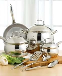 16+ Belgique Copper Bottom Cookware 14-Piece Set Background