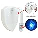 U-miss Upgraded Shield Arrival Motion Sensor LED Toilet Light UV-C sterilize lightFull Waterproof Colorful Nightlight 8-Color Changes Potty Training, Only Activates in Darkness