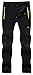 Singbring Women's Winter Outdoor Fleece Warm Waterproof Windproof Insulated Ski Snow Hiking pants W28-W30 Medium Black(01F)