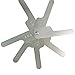 Genmine Dental Interproximal Reduction, Orthodontic Interproximal Enamel Reduction (IPR) Gauge Ruler Measure Tooth Gap 0.1-0.5 mm Stainless Steel