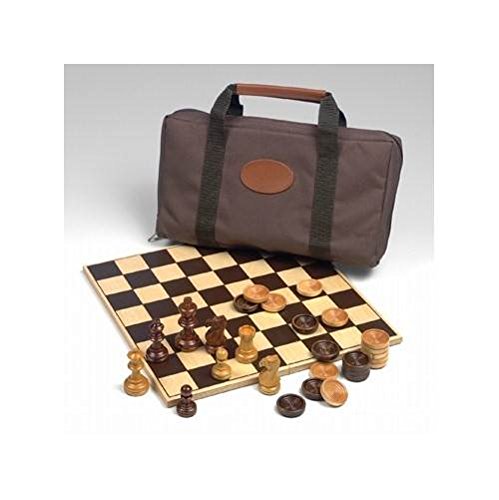 Drueke Travel Series Chess & Checkers Board