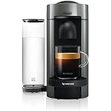 Nespresso VertuoPlus Coffee and Espresso Maker by De'Longhi, Grey