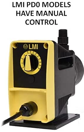 Amazon.com: LMI Metering Pump Model PD051-838SI Manual Control Version