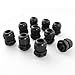 URBEST®5 Pcs PG21 Black Plastic Waterproof Cable Glands Joints