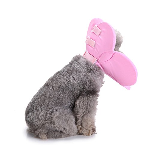 HEART SPEAKER Adjustable Flower Shape Medical Magic Tape Pet Healing Neck Protection Collar - Thumbnail 3