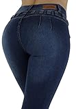 Style M1213P– Plus Size, Colombian Design, High Waist, Butt Lift, Skinny Jeans