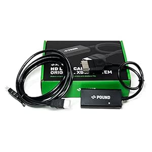 POUND HD Link Cable for Original Xbox - Compatible with All Modern TVs, HDMI Cable for HD Video Quality and 480i/720p Resolution On Xbox Classic